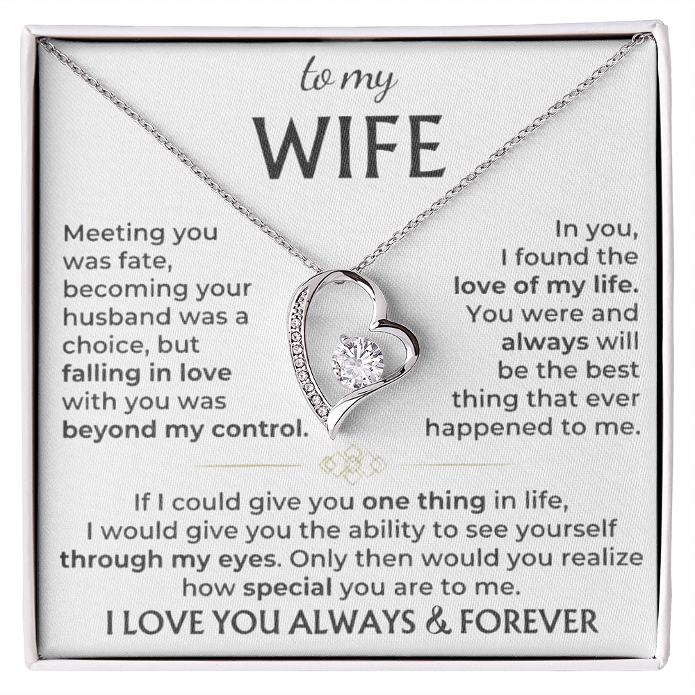 To My Wife – Love of My Life Necklace