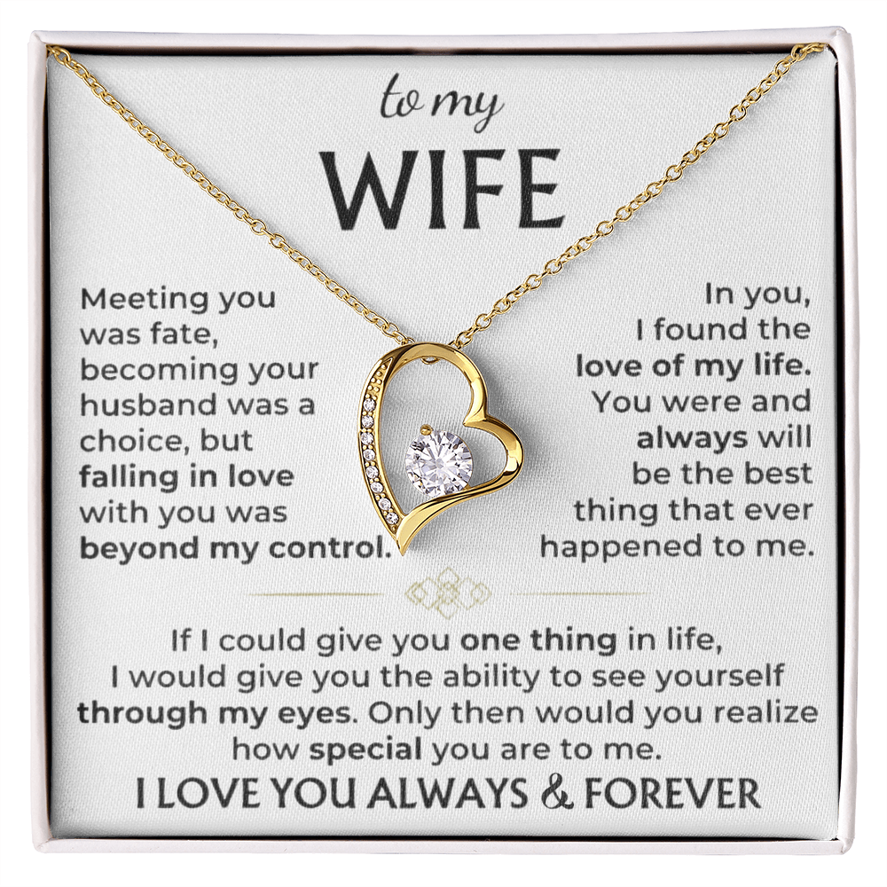 To My Wife – Love of My Life Necklace