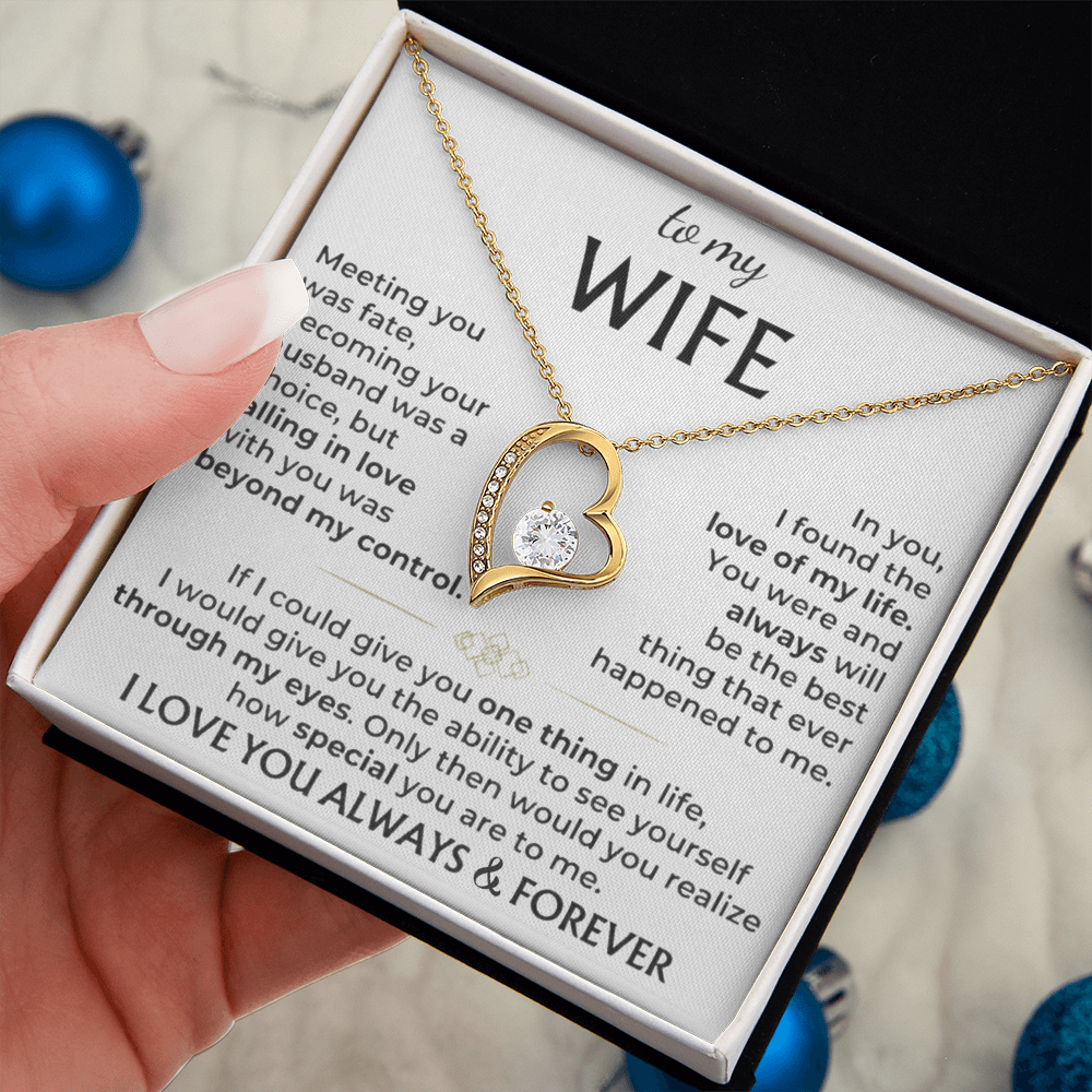 To My Wife – Love of My Life Necklace
