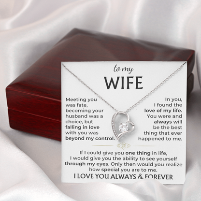 To My Wife – Love of My Life Necklace