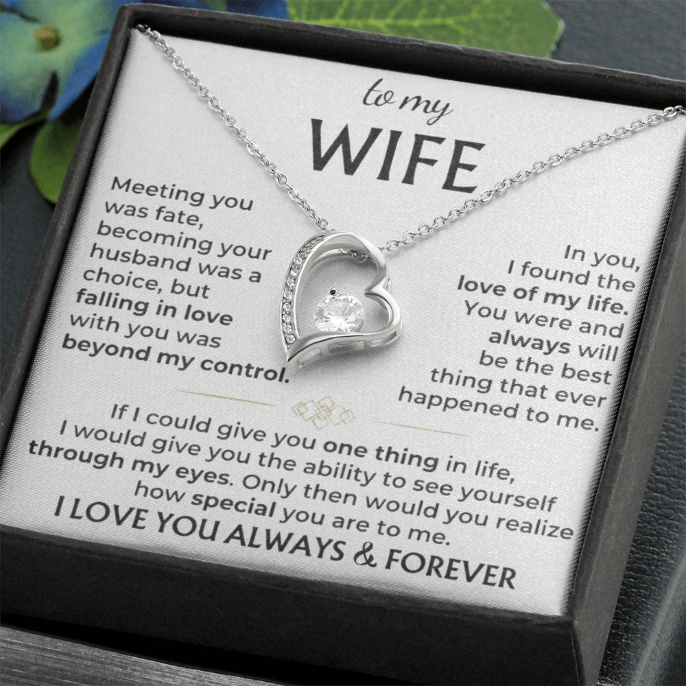 To My Wife – Love of My Life Necklace