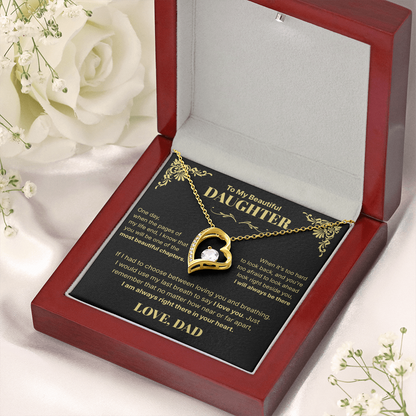 Always in Your Heart  - Necklace For Daughter From Dad.